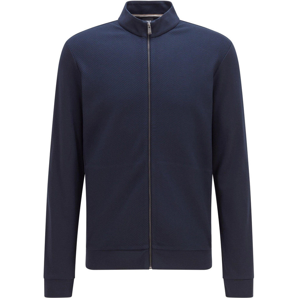Hugo Boss Skiles Full Zip Sweatshirt - Navy 404